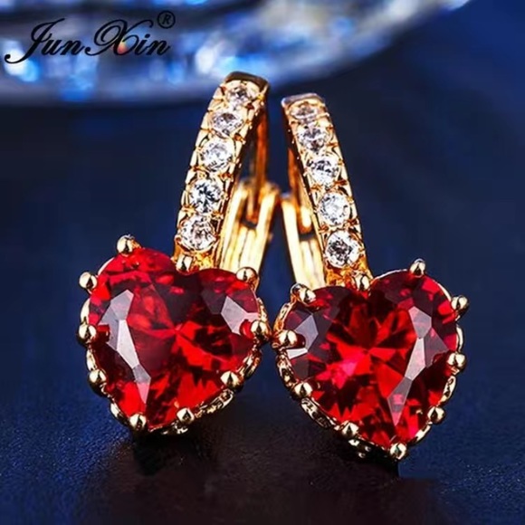 Swarovski Jewelry - 18k Rose Gold Vermiel & Swarovski Crystal Earrings